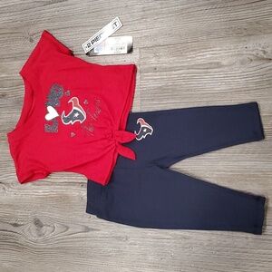 NFL The Texans Matching Set Size 12 Months